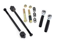 Bump Steer Kit, Heavy Duty Race, Aluminum Tube, Black Anodized, Spacers, Tie Rod Ends, Chevrolet, Pontiac, Kit