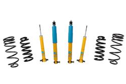 Suspension Lowering Kit, 1.25 in. Front, 1.5 in. Rear, Coil Springs, Shocks, Non-Adjustable, Chevy, Pontiac, Kit