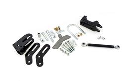 Panhard and Track Bar Brackets, Panhard Bar Conversion Kits, Black Powdercoated Steel Brackets, Chevrolet, Pontiac, Kit
