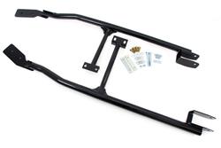 Subframe Connectors, Budget 3-Point, Bolt-On, Steel, Black Powdercoated, Convertible, Chevrolet, Pontiac, Pair