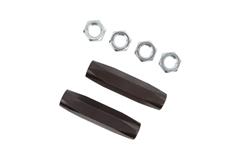 Tie Rod Sleeves, Aluminum, Natural, Chevy, Pontiac, Pair