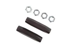 Tie Rod Sleeves, Aluminum, Natural, Pair