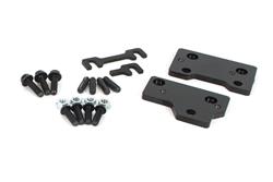 Sway Bar Relocation Bracket, Steel, Black Powdercoated, Chevrolet, Pontiac, Kit