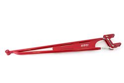 Torque Arm, Tunnel Mounted, Red Powdercoated, Steel, Chevy, Pontiac, Each