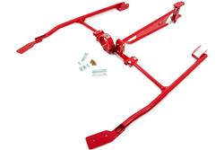 Suspension Torque Arm and Subframe, Steel, Red Powdercoated, Polyurethane Bushing, Chevrolet, Pontiac, Kit