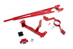 Torque Arm, Auto Transmission Mounted, Red Powdercoated, Steel, Chevy, Pontiac, Kit