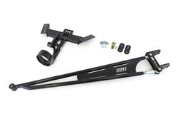 Torque Arm, Tunnel Mounted, Adjustable, Steel, Black Powdercoated, Chevy, Pontiac, T-5, TH350, Each