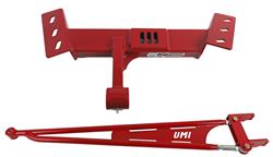 Torque Arm, Tunnel Mounted, Red Powdercoated, Steel, Each