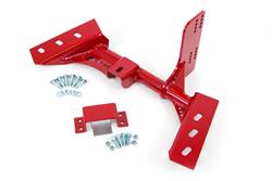 Torque Arm Relocation Kit, Red Powdercoated, Steel, Chevy, Pontiac, T5, 700R4,  Kit
