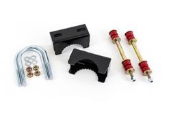 Brackets, Sway Bar Mount, Steel, Black, Universal, Kit