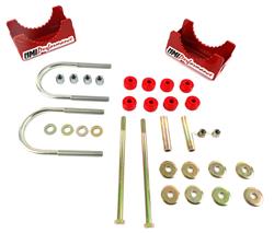 Brackets, Sway Bar Mount, Steel, Red, Chevy, Pontiac, Kit