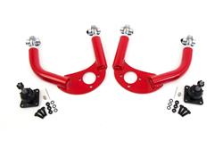Control Arms, Front, Upper, Tubular, Red Powdercoated, Chromoly, Pair