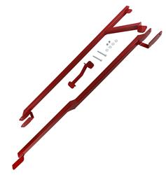 Subframe Connectors, Weld-On, Steel, Red, Chevy, Pontiac, Pair