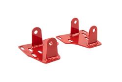 Motor Mounts, Plate, Bolt-In, Steel, Red Powdercoated, Buick, Chevy, GMC, Oldsmobile, Pontiac, V8, LSX, Kit