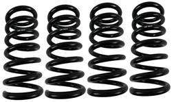 Lowering Springs, Front/Rear, Coil Type, Black Powdercoated, Chevrolet, Pontiac, Set of 4