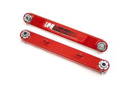 Toe Rods, Rear, Steel, Red Powdercoated, Pair