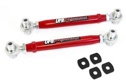 2010-2014 Camaro, 2008-2009 G8 Adj. Toe Rods, Rear Chromoly, Rod Ends- Red