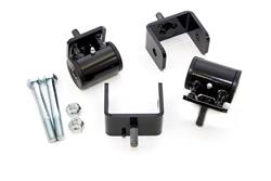 Motor Mounts, Complete Mount, Black Powdercoated, Cadillac, CTS V, LS6, LS2, Kit