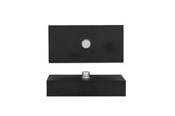 Suspension Blocks, Leaf Spring Lower Blocks, GM F-Body, 1.0 in. Thick, Aluminum, Black Finish, includes U-bolts, Washers, Nuts, Chevy, Pontiac, Pair