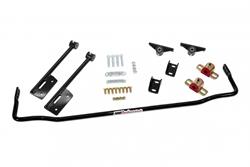 Sway Bar, Rear, Steel, 3/4 in., Black Powdercoated, Polyurethane Mounts and Endlinks, Chevy, Pontiac, Kit