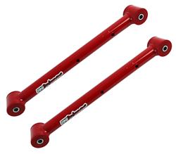 A-Arms, Rear Lower, Tubular, Red Powdercoated, Steel, Pair