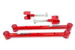 A-Arms, Rear Upper/Lower, Tubular, Black Powdercoated, Steel, Pair