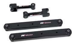 A-Arms, Rear Upper, Non-Adjustable, Bushings, Black Powdercoated, Steel, Pair