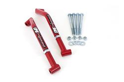 Control Arm Mount Braces, Bolt-On, Steel, Black Powdercoated, Buick, Chevy, Oldsmobile, Pontiac, Pair