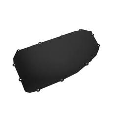 A/C Heater Delete Panel, Aluminum, Black Powdercoated, Buick, Chevrolet, GMC, Oldsmobile, Pontiac, Each