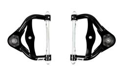 A-Arms, Front Upper, Tubular, Bushings, Black Powdercoated, Steel, GM, Pair
