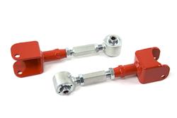 Control Arms, Adjustable, Rear Upper, Steel, Red Powdercoated, GM G-Body, Pair
