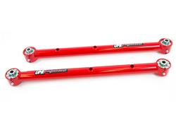 Control Arms, Rear Lower, Tubular, Red Powdercoated, Steel, Kit