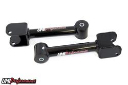 Control Arms, Rear Upper, Tubular, Bushings, Black Powdercoated, Steel, Pair
