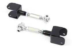 Control Arms, Rear Lower, Adjustable, Tubular, Bushings, Black Powdercoated, Chevy, Pair