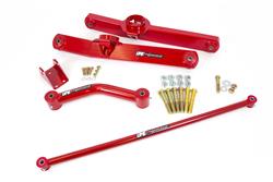 Rear Suspension Packages, Rear Control Arms, Upper/Lower, Panhard Bar, Black Powdercoated, Steel, Chevrolet, Kit