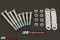 Control Arm Hardware, Front Upper, Front Lower, Chevrolet, GMC, Kit