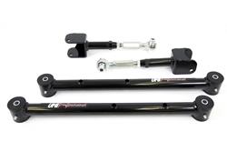 Control Arms, Tubular, Rear, Upper/Lower, Steel, Black Powdercoated, Chevy, Buick, Oldsmobile, Pontiac, Kit