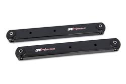 Control Arms, Tubular/Boxed, Rear, Lower, Steel, Black Powdercoated, Chevy, Buick, Oldsmobile, Pontiac, Kit