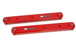 Control Arms, Tubular/Boxed, Rear, Lower, Steel, Red Powdercoated, Chevy, Buick, Oldsmobile, Pontiac, Kit