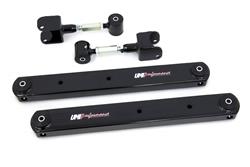Control Arms, Rear Lower, Adjustable, Boxed/Tubular, Black Powdercoated, Steel, Kit