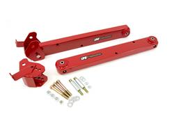 Traction Bars, Bolt-In, Steel, Red Powdercoated, Buick, Chevy, Oldsmobile, Pontiac, Pair
