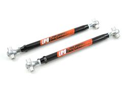 Control Arms, Tubular, Adjustable, Steel, Black Powdercoated, Pair