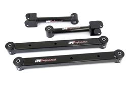 Control Arms, Rear, Non-Adjustable, Tubular/Boxed, Steel, Black, Buick, Chevy, Oldsmobile, Pontiac, Kit