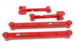 Control Arms, Rear, Non-Adjustable, Tubular/Boxed, Steel, Red, Buick, Chevy, Oldsmobile, Pontiac, Kit