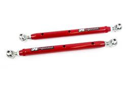 Control Arms, Tubular, Rear, Lower, Steel, Red Powdercoated, Chevy, Buick, Oldsmobile, Pontiac, Pair