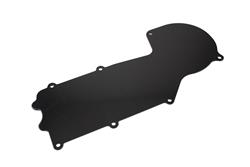 Heater Delete Panel, Aluminum, Black Powdercoated, Chevy, Buick, Oldsmobile, Pontiac, Each