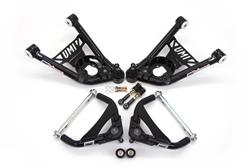 Control Arms, Tubular, Steel, Black, Front Upper/Lower, Buick, Chevy, Oldsmobile, Pontiac, Tall Design, Kit