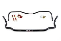 Sway Bars, Front/Rear, Steel, Black Powdercoated, Solid, 32mm, 25mm Dia., Buick, Chevy, Oldsmobile, Pontiac