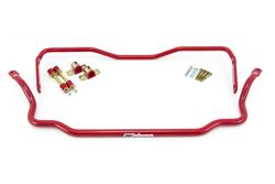Sway Bars, Front/Rear, Steel, Red Powdercoated, Solid, 32mm, 25mm Dia., Buick, Chevy, Oldsmobile, Pontiac