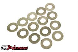 Frame Mount Repair Washers, Steel, Zinc Plated, Chevrolet, Buick, Pontiac, Oldsmobile, Set of 14